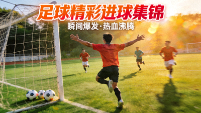 足球精彩进球集锦视频封面 - 球员庆祝瞬间